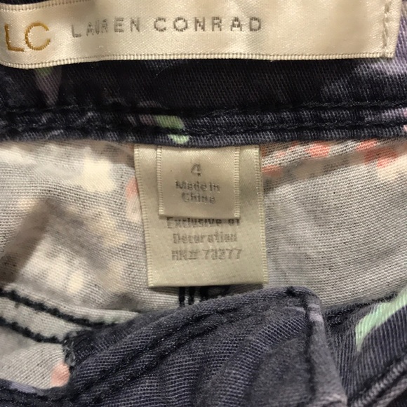 LC Lauren Conrad Floral Jeans - Picture 3 of 5